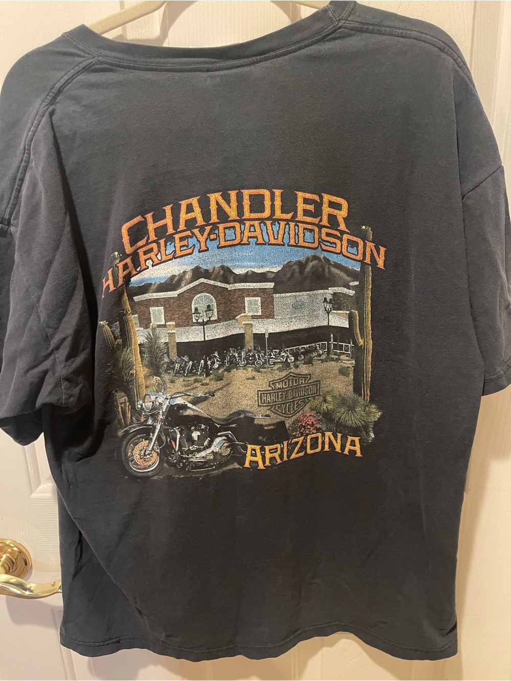 2004 Vintage Harley Davidson Chandler Arizona Tee | Faded Biker Classic | XL